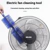 1 Piece Long Handle Air-Conditioner Shutter Cleaning Tool Bendable Fan Brush Ultra-Fine Bristles Fan Inner Duster Remover