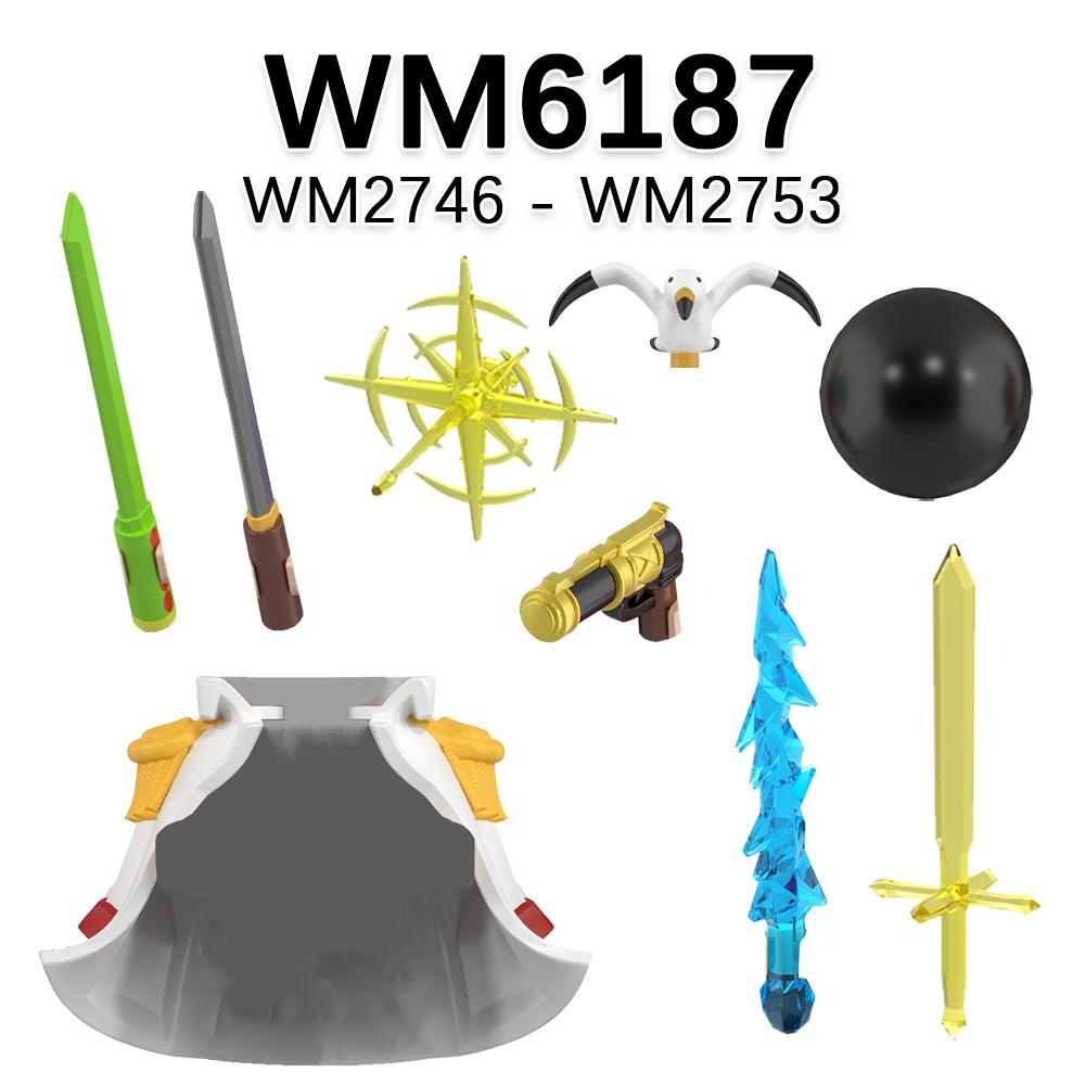 WM Blocks Anime Series Bricks Action Figures Parts Set Building Block Toys Gift WM6187 WM6188 WM6189 WM6190 WM6191 WM6192 WM6193