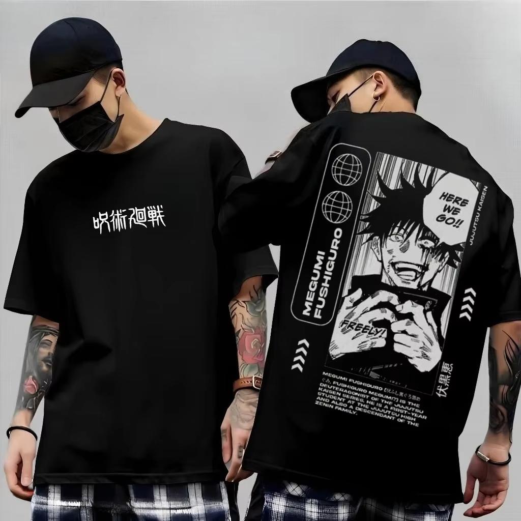 Gojo Satoru Jujutsu Kaisen Druck Kurzarm T-Shirt Baumwolle Kinderkleidung Lustig Rundhals Harajuku Y2K Neue Ankunft Tee Top 2026