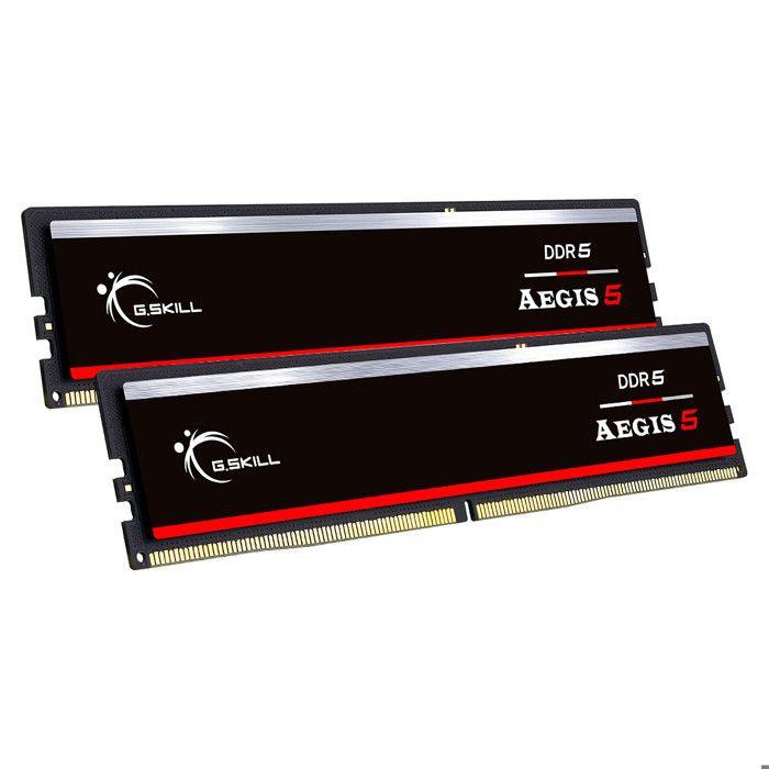 Mémoire RAM - G.SKILL - Aegis 5 - 64 Go (2 X 32 Go) - DDR5 5600 MHz - CL36 - Noir