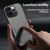 KEYSION Luxury Retro PU Leather Phone Case for OPPO Reno 15 Pro Max 5G Silicone+PC Shockproof Phone Cover for OPPO Reno15 F 5G