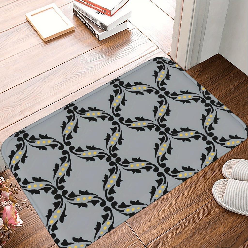 1PC Fantasy Forest Kitchen Rug Non-Slip Door Mat Pop Design Bathroom Rug Bath Mat Carpet for Home Sink Laundry Decoreeree