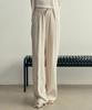 MIND BRIDGE WOMEN [W] Linen Wide Full Elastic Waist Pants - 2 Colors