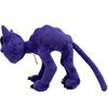 Peluche Gatto Viola Sorridente da 30 cm Morbido Peluche Bambola Gatto Carino Decorazione Regalo di Compleanno Per Bambini