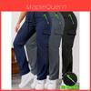 Retro Streetwear Cargo Pants For Women With Polyester Fabric And Large Pockets