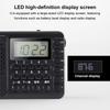 FM/AM/SW Full Band Radio with LED Screen Display Portable Radio Receiver Support TF Card USB Drive MP3 Music Player for Outdoor