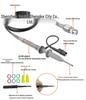 BNC P6100 100MHz Oscilloscope Probe with Tip