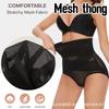 Sexy Minimalist Solid-Colour Shaping High-Elasticity Tummy-Control Brief with Powerful Waist-Sculpting Effect