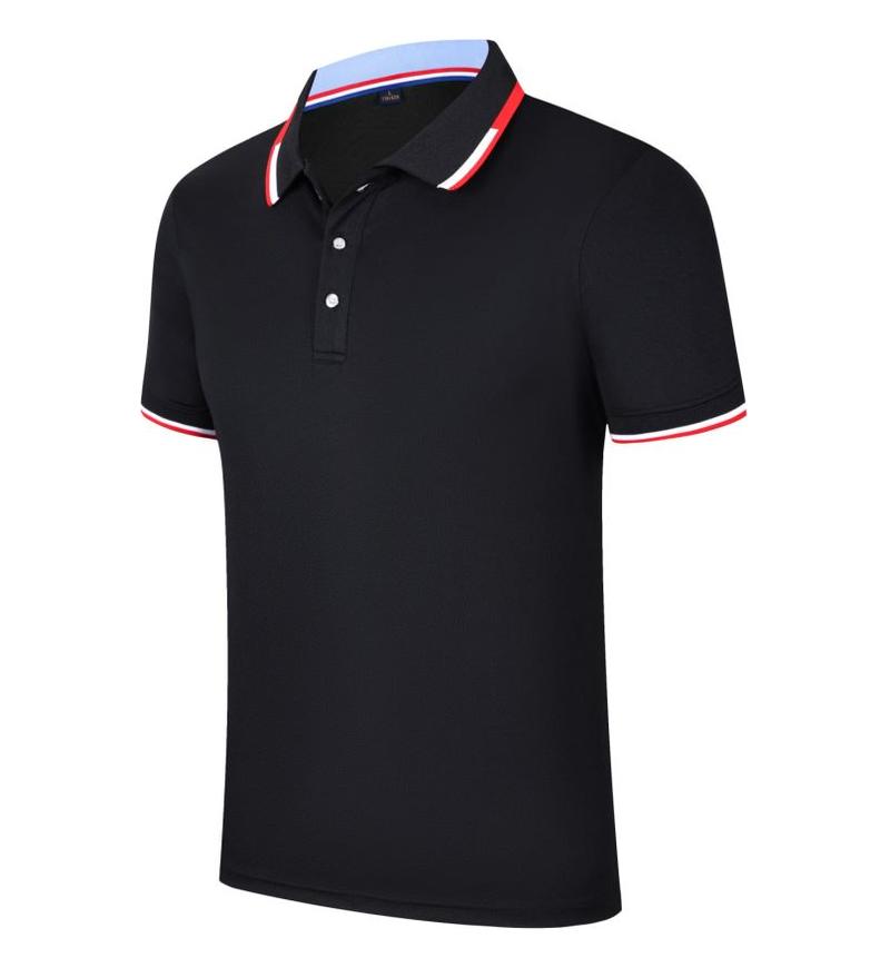 Hochwertige Sommer Kurzarm Einfarbig Klassische Hemden Business Mitarbeiter Firmenuniform T-Shirt YG-003