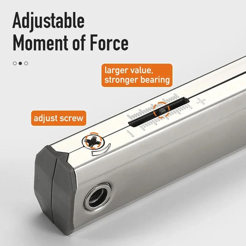 Heavy Duty Hydraulic Cabinet Hinge Randomly Stop Soft Closing Kitchen Hinges Adjustable Door Support Lift Up Door Hardware