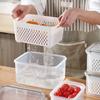 Three-piece Draining Food Storage Container Set