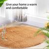 Round Carpet Anti-slide Footcloth Bedroom Living Room Bathroom Blanket Floor Chair Cushion Rug Bay Window Basket Bedside