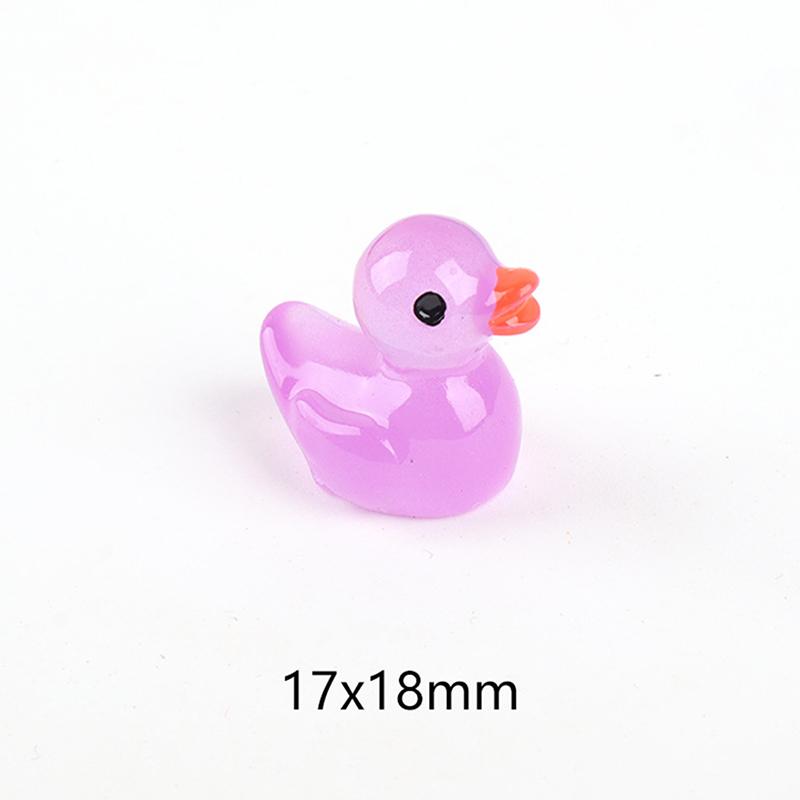 5Pcs Luminous Duckling Microlandscape Succulent Plant Diy Decorative