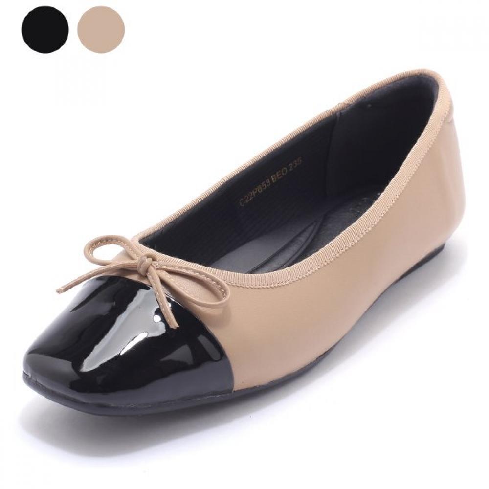 Sera Women S pumpS Black Beige C22p653 beige/250