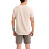 DECATHLON T Shirt Men's Light White Lime Gray/Brown 8841568