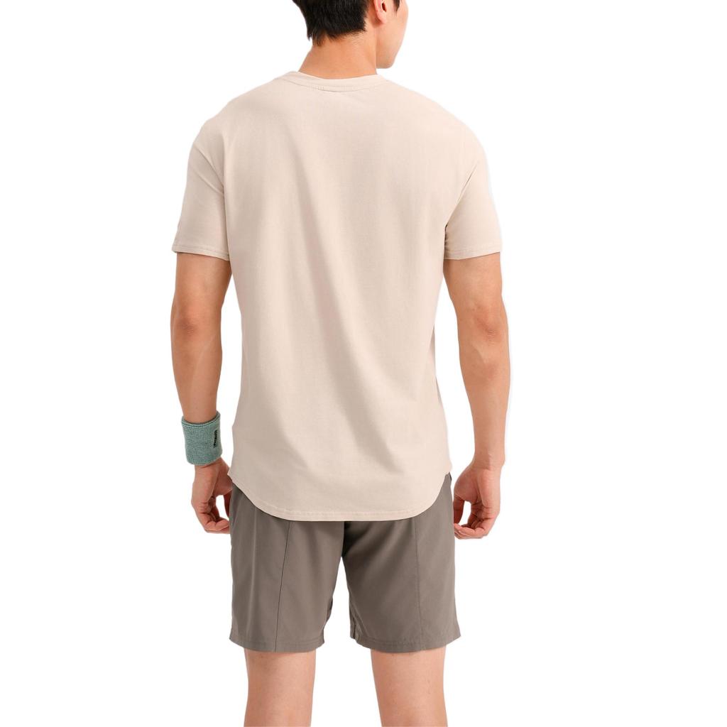 DECATHLON T Shirt Men's Light White Lime Gray/Brown 8841568