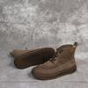 Leather Martin boots autumn and winter new handmade thick-soled women's boots top layer cowhide casual short boots