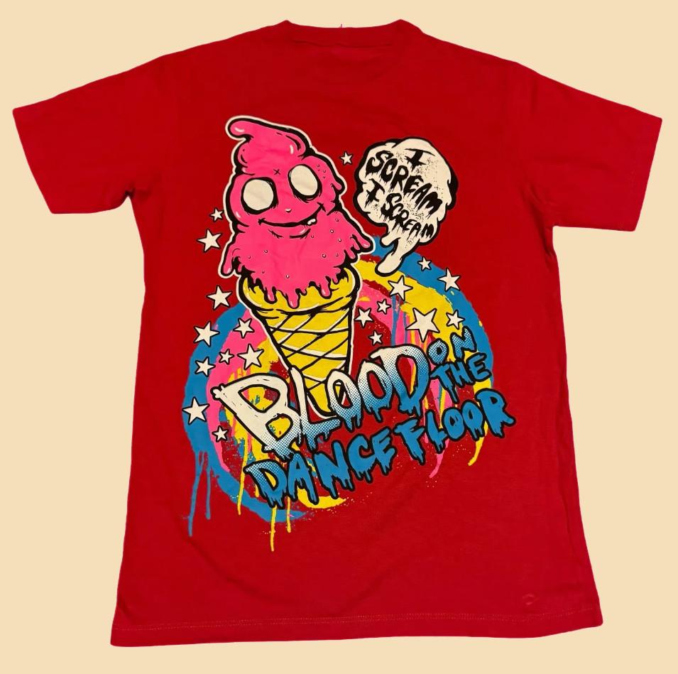Red Blood On The Dance Floor I Scream I Scream Unisex T-Shirt EG442 L