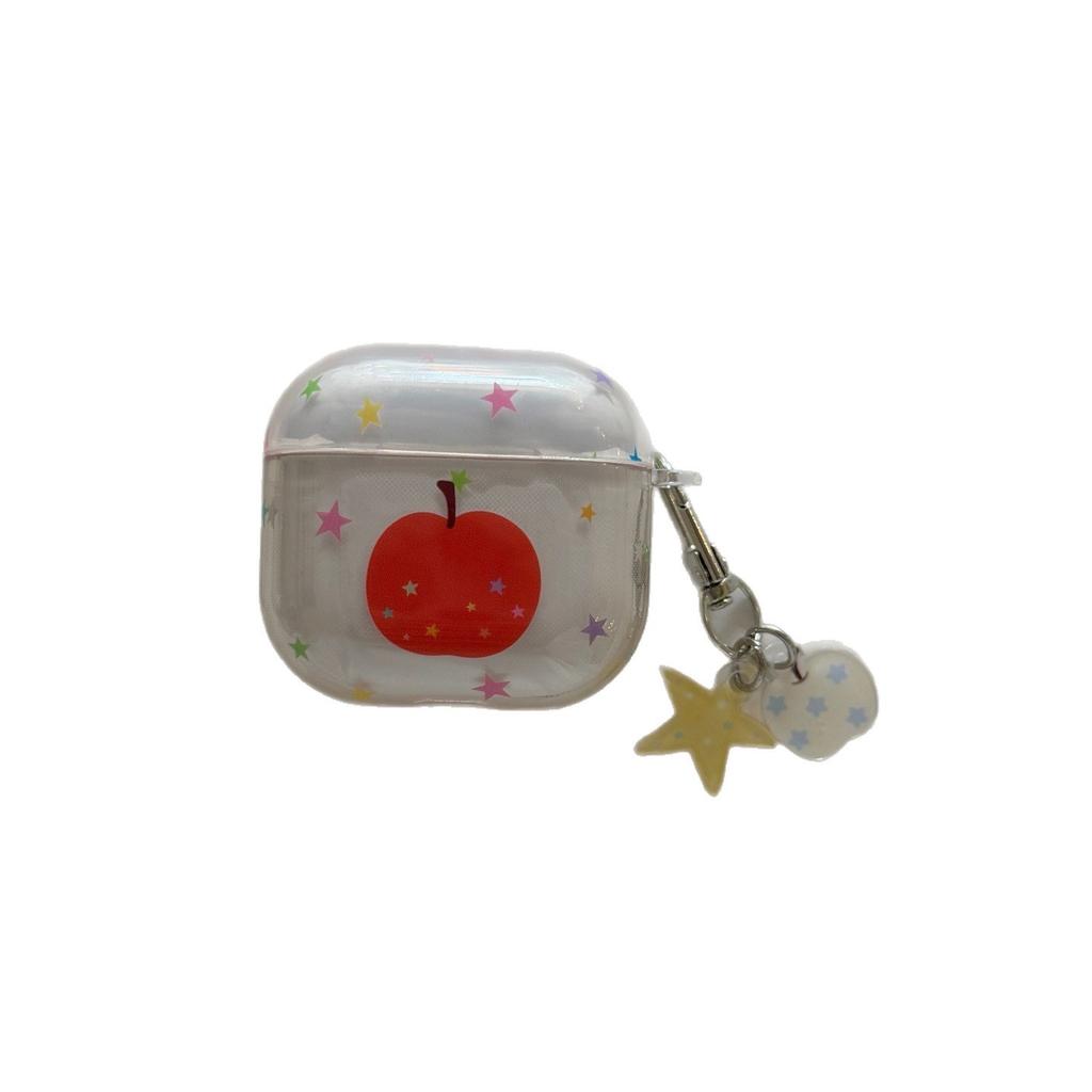 Color star red apple for AirPods1 earphone case Apple 1/1st generation airpodspro1 protective case female
