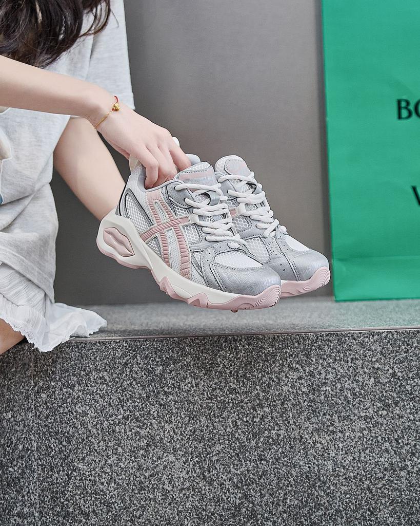 Fashion platform dad shoes women's spring new versatile height increase casual sports shoes breathable running shoes casual shoes