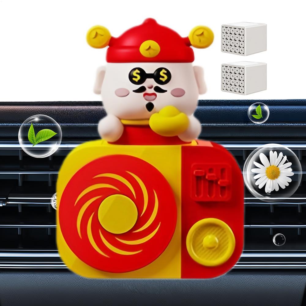 

Car Air Freshener Vent Clip Cute Bear Scent Diffuser Car Air Conditioner Clip Ornament For Automotive Sedan Pickup Scooter SUV