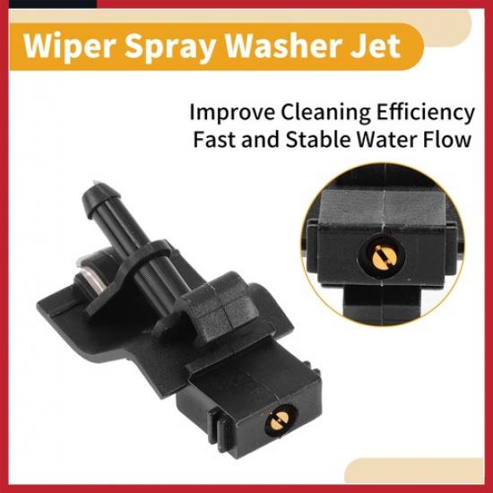 Scheibenwaschdüse vorne für Toyota Auris 2012-2015 Schwarz 2 Stück