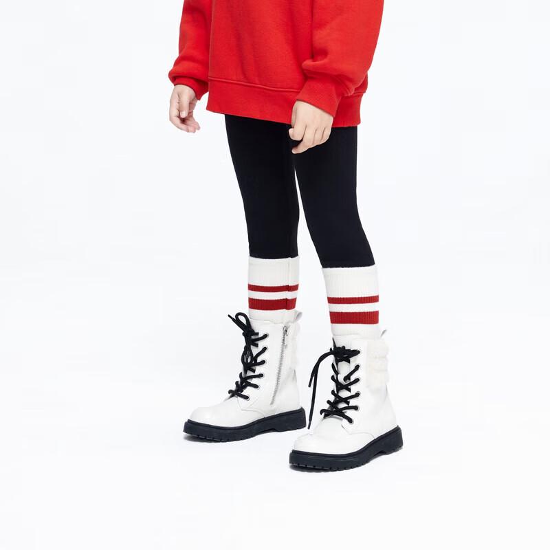 

little MO&Co. Girls Antibacterial Fleece-Lined Leggings 150/61