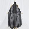 Black Ivory Chiffon Halter Neck Cape Thin Shawl Bridal Shawl Women's Cape Cloak