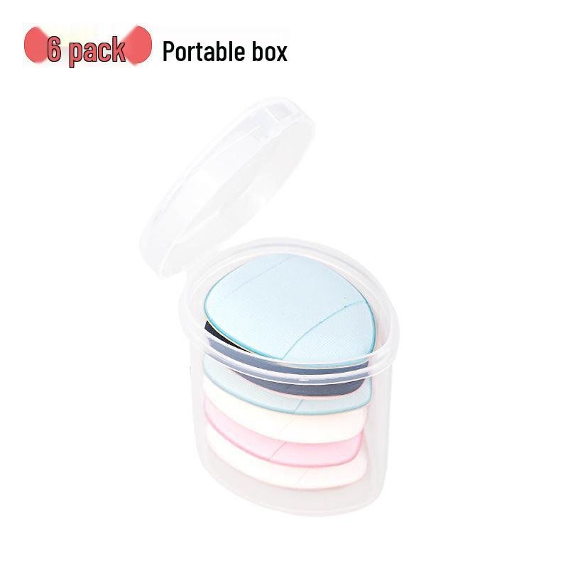 Mini Finger Puff Cushion - Super Soft Sponge for Loose Powder Setting and Concealing, Non-Absorbent