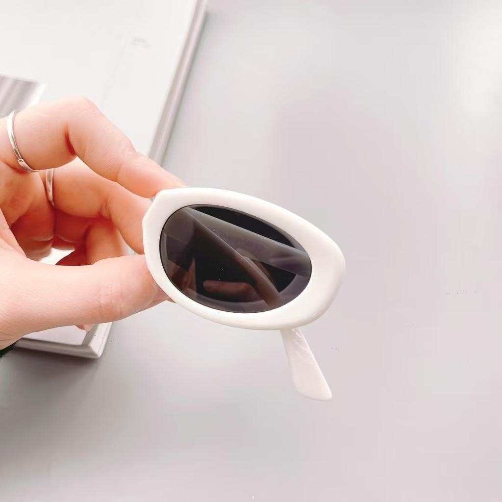 Oval Shape Cool Sunglasses Foldable Uv400 Protection Summer Women Sun Glasses Travelling Hiking Fashion Sunglass