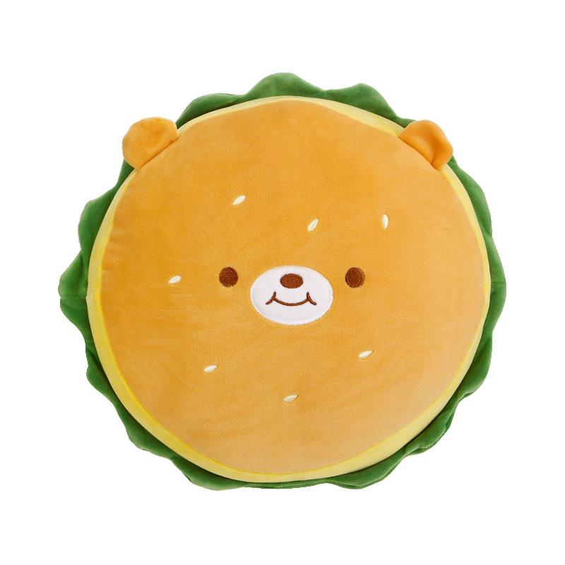 Hamburger throw pillow plush toy foodie snack bag climbing mat sleeping multifunctional girl heart birthday idea