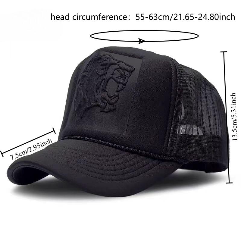 Big Size High Top Mesh Trucker Caps Men Big Head Man Baseball Cap Plus Large Size Hip Hop Punk Rock Snapback Hat 55-60cm 60-63cm