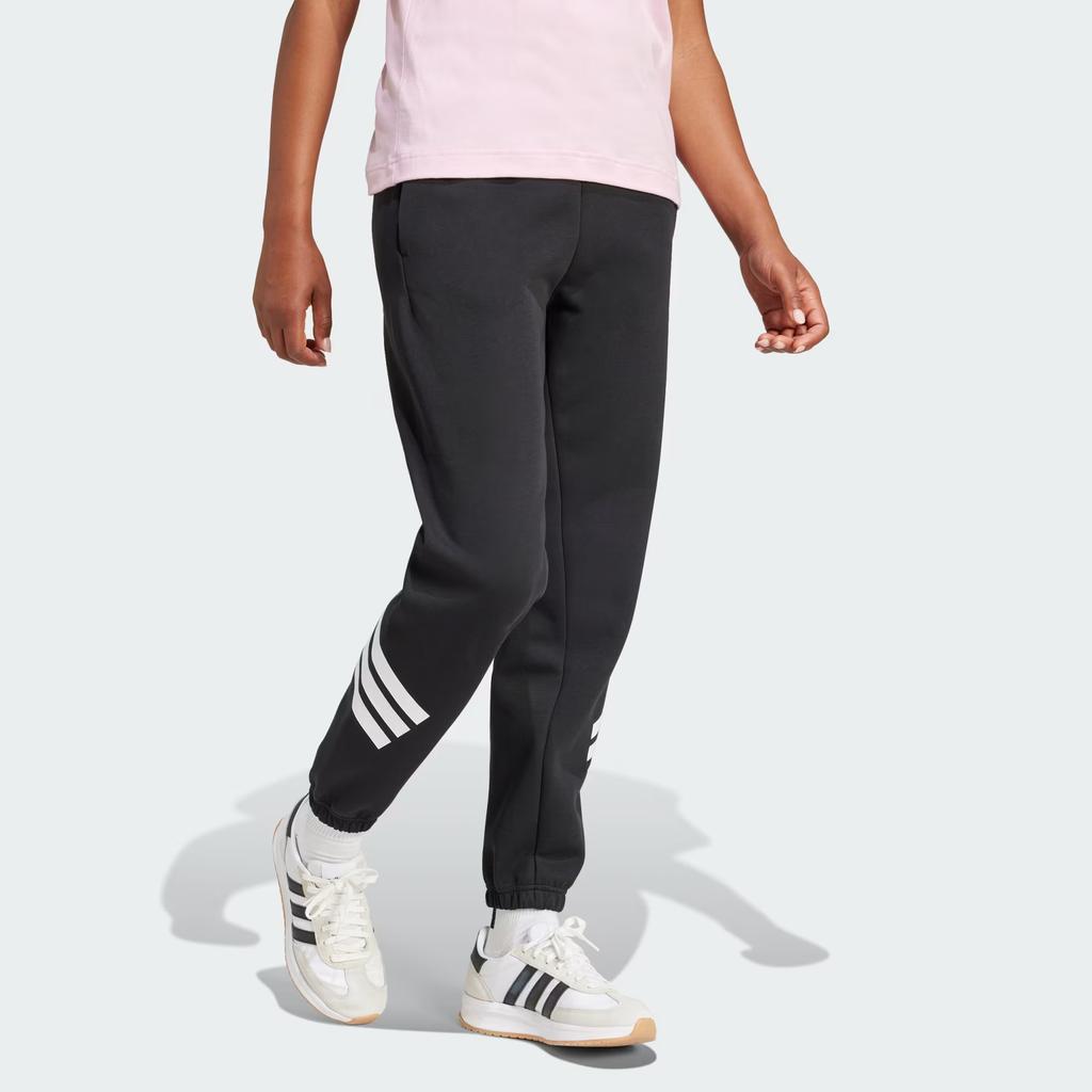 Adidas Future Icons 3-Stripes Comfortable Soft Loose Retro Sports Striped Casual Pants Women Pants Black JC5454
