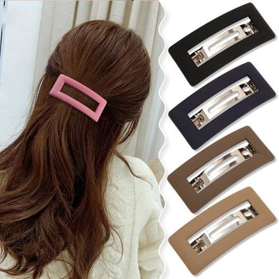 Lovely Colorful Square Cute Hairpin Back Head Hairpin for Woman Girl Birthday Party Headwear Accessories Gift