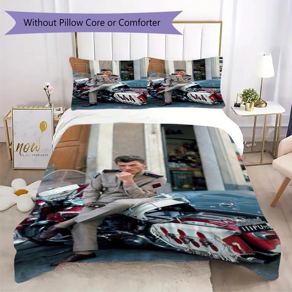 French legendary rock singer and actor Johnny Hallyday provides comfortable bedding covers and pillowcases for home use (without core) K6