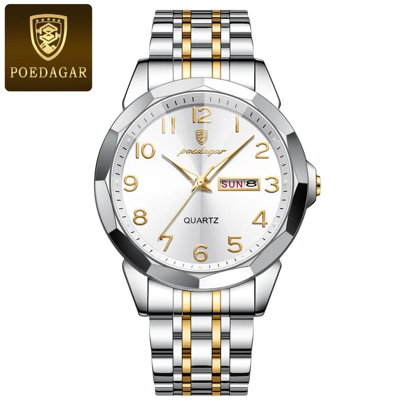 Wholesale Popular Business Quartz Watches Stainless Steel Men s Watches Waterproof Luminous Watch for Men Quartz watch