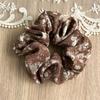 French Retro Floral Ponytail Holders For Women Aesthetic Oil Painting Flower Headbands Versatile Daily Hair Elastic