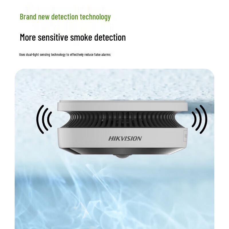Hikvision NP-V3Y 4G Smart Smoke Detector & 2MP Camera CN Plug (adapter Included)