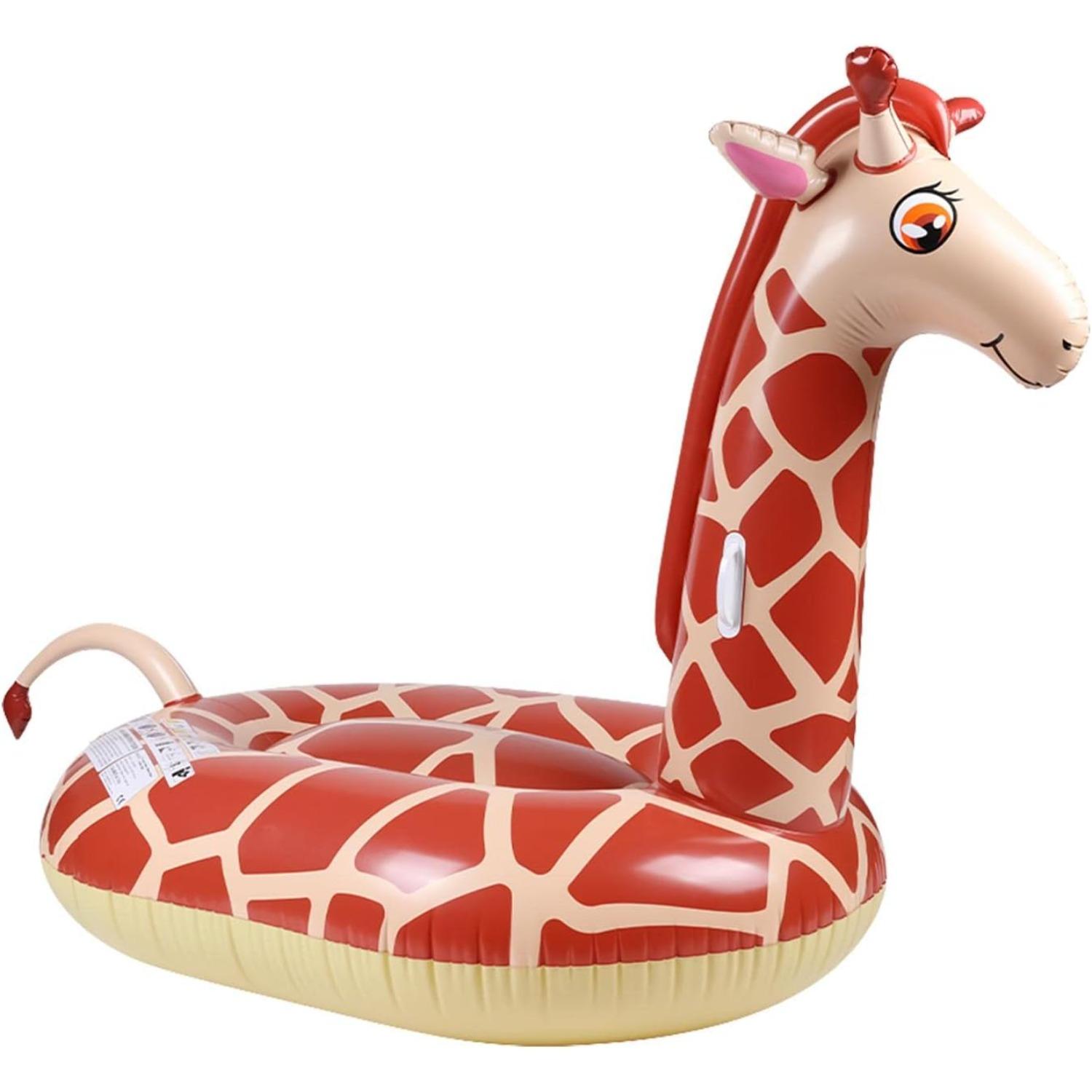 

Надувной поплавок для бассейна, веселый пляжный поплавок, надувной плот для вечеринок, игрушки для плавания на плоту, большой ездовой надувной летний пляжный бассейн, игрушки на плоту для вечеринок в гостиной 220*139.7*106.68cm коричневый