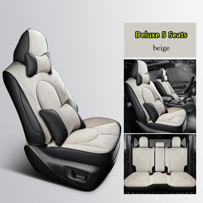 Original Model Design Car Seat Cover For Toyota Highlander 2020 -2026 Second Row 40/60 Split Protector Seat Cushion-5 Seats