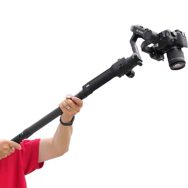 Asta di Estensione Gimbal Universale in Fibra di Carbonio per Ronin S, Zhiyun, Feiyu - Leggera, Portatile Selfie Stick
