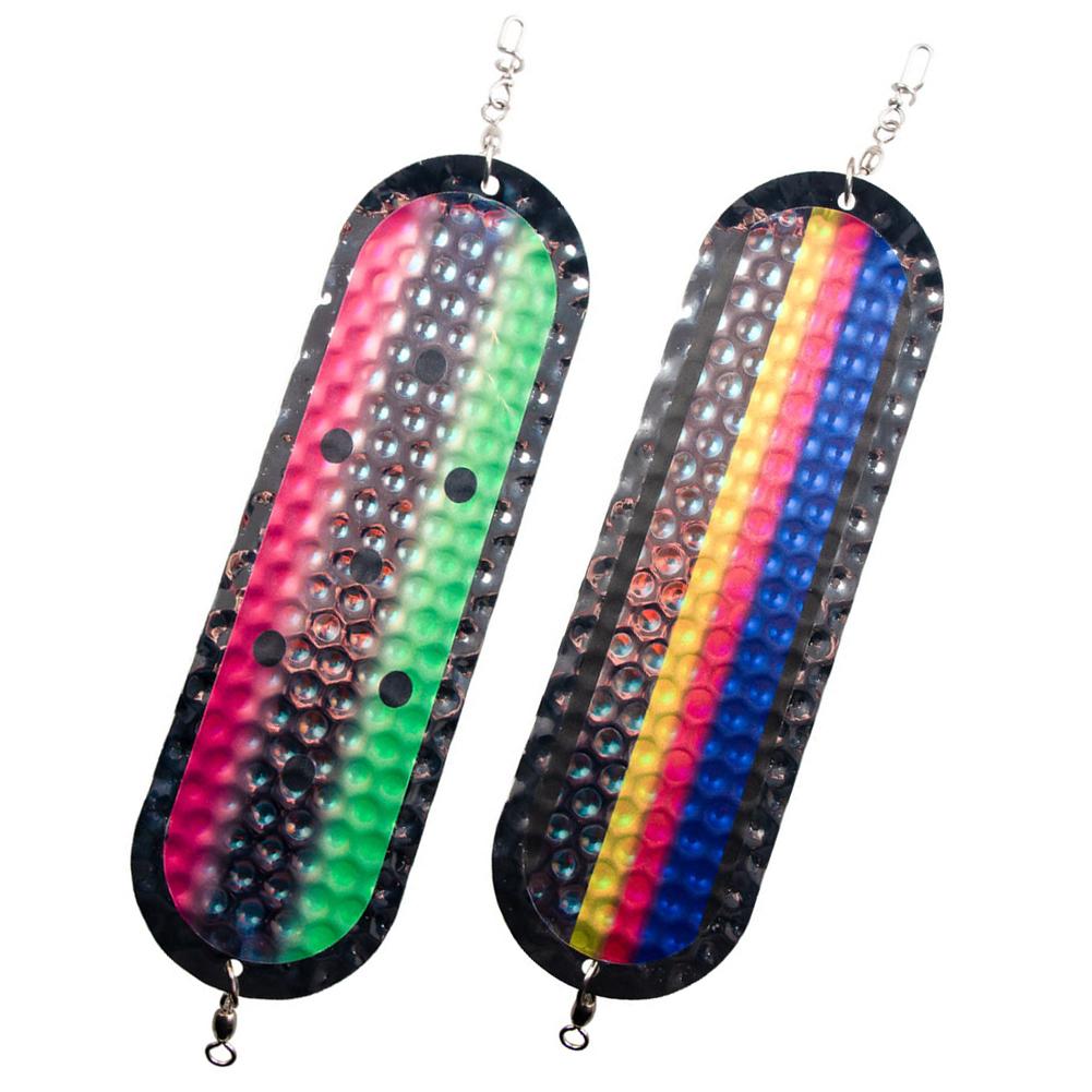 Trolling Fishing Diving Flash Board Reflective Flasher Fishing Trolling Flasher for Trolling Salmon Trout