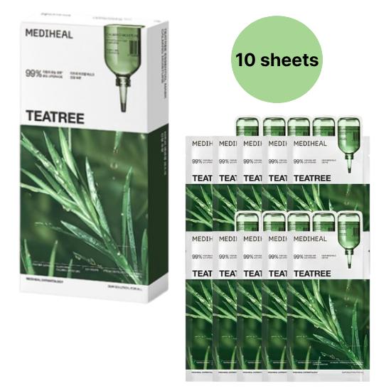 

Mediheal Essential Mask – Teatree (10 sheets / 20 sheets) 10 sheets