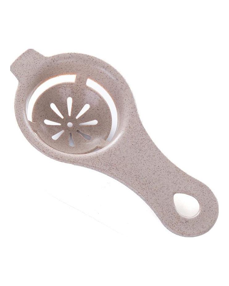 Egg Dividers Wheat Straw Egg White Separator Yolk Splitter Egg Filter Kitchen Baking Yolk Egg Whisk Strainer Baking Tools
