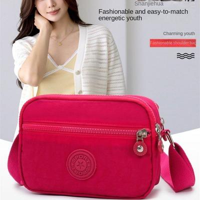 Simple Casual Mini Crossbody Bag Women's Nylon Small Shoulder Bag For Women Messenger Phone Side Sling Bag KTY