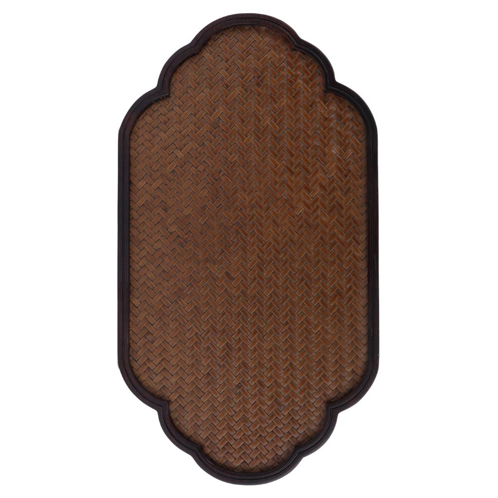 Mat   Bamboo Small Tea Tray Tea Plate for Teawares Teaset Saucers Tea Ceremony