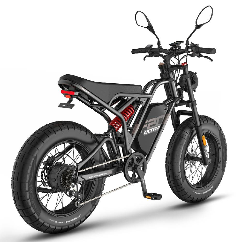 Electric Bicycle All Terrain Fafrees F20 Ultra 750W Motor 20" Tire Fully Suspended Adult Electric Bike 48V 25AH LCD Display 7 Speed