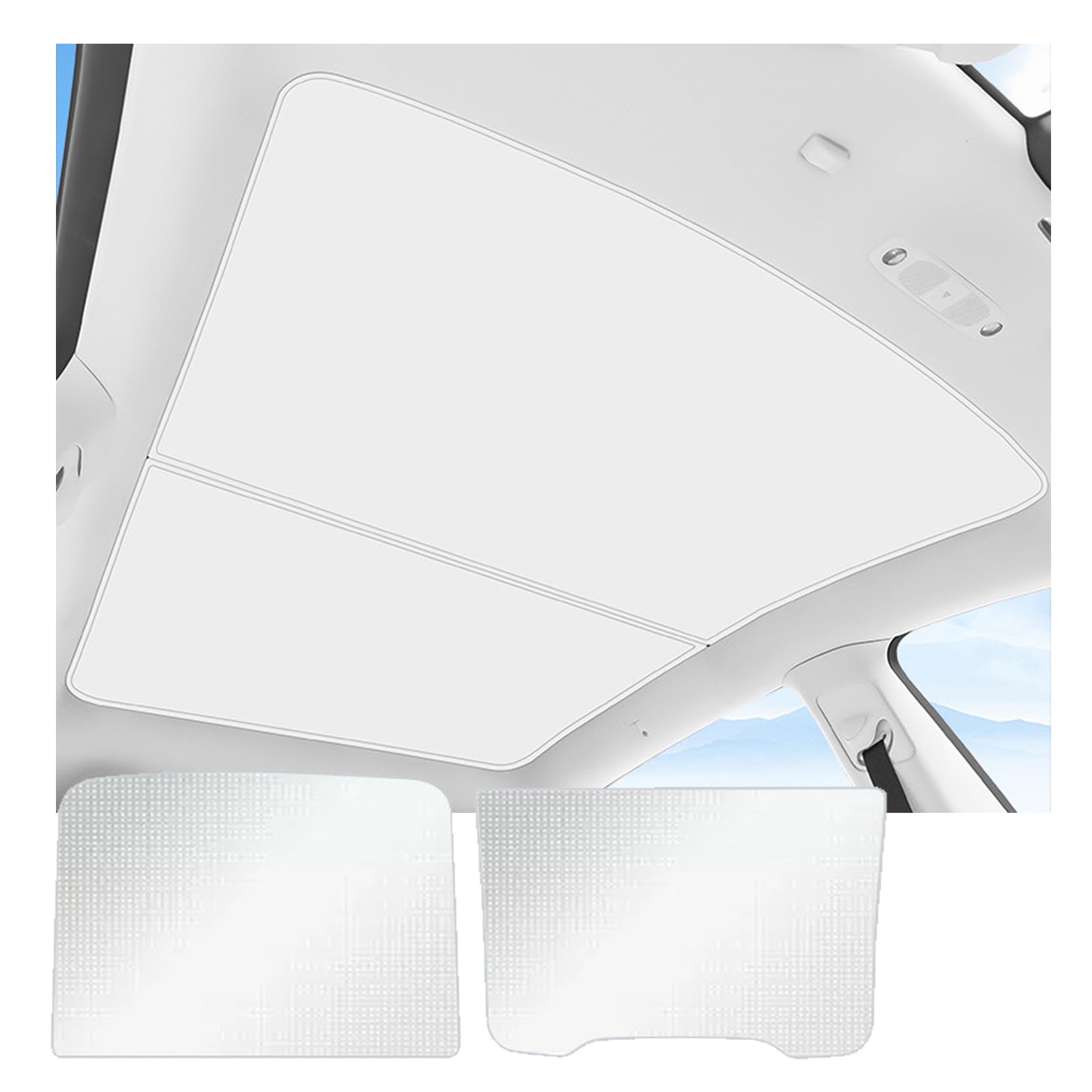 

KUNIO Tesla Exclusive Model Y Glass Roof Sun Shade Roof Sun Shade Foldable Blackout Model Y Juniper January