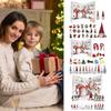 24-day Countdown Calendar Dwarf Dolls Ornaments for Centerpiece Desktop Mantel Christmas Tree 2025 Gnome Advent Calendar