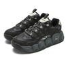 FILA Croissant Abrasion Resistant Low top Running Shoes Men's Black Green F12M441121FRB